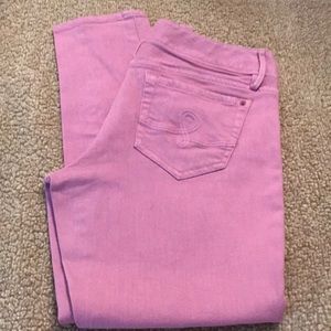 Lilly Pulitzer jeans Lavender worth skinny mini 12
